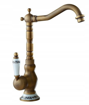 Kran łazienkowy bateria umywalkowa mosiądz 305mm