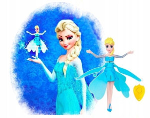Latająca Lalka Księżniczka Elsa Wróżka Elza Frozen