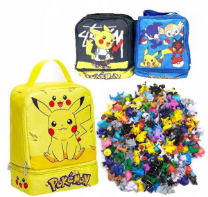 POKEMON FIGURKI Zestaw 144szt + Plecak