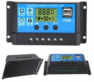 Regulator Ładowania Solarny Kontroler 30a