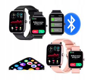Smartwatch Zegarek Rubicon Sms Kroki Puls Rozmowy