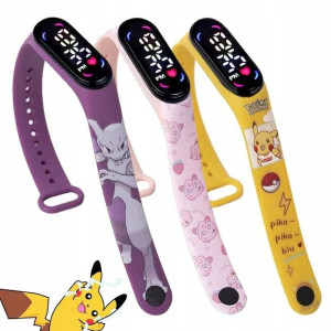 ZEGAREK SMARTWATCH zegarek dla dzieci led pokemon