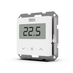 Bezprzewodowy Doramkowy Szklany Regulator Temperatury F-8z Biały