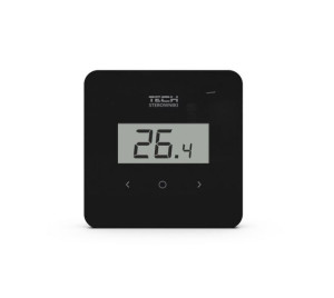 Bezprzewodowy Szklany Regulator Temperatury R-8b Plus Czarny