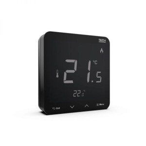 Bezprzewodowy Szklany Regulator Temperatury R-8s Plus Czarny