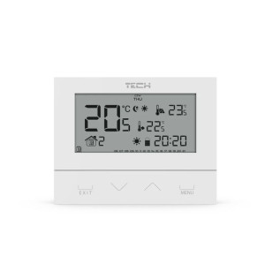 Przewodowy Regulator Pokojowy Dwustanowy St-292 V3 Biały
