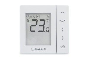 Dobowy, Elektroniczny Regulator Temperatury, Biały, Podtynkowy, 230v,