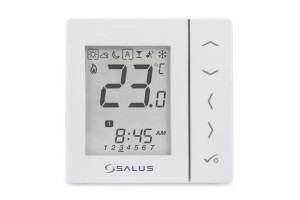 Programowany, Elektroniczny Regulator Temperatury, Biały, Podtynkowy, 230v