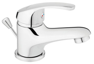 Basic Bateria Umywalkowa Stojąca, Chrom