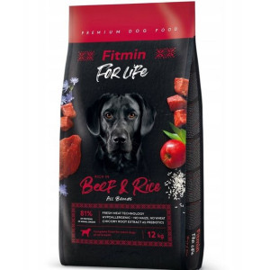 Fitmin For Life Adult Beef Rice 12kg