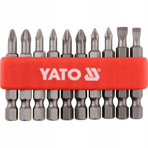 Yato Końcówki Bity Do Wkrętarki 50mm Zestaw 10szt.