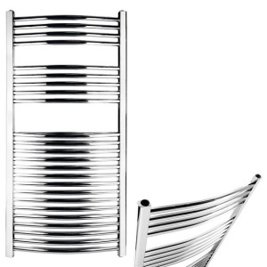 Grzejnik Łazienkowy Typ 600x1600 Łuk Chrom
