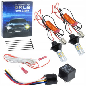 2w1 Światła Led Dzienne + Kierunkowskazy Drl Py21w