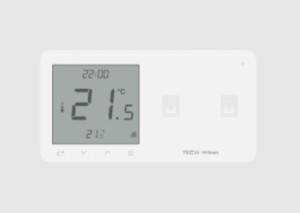 Dwupolowy Dotykowy Szklany Włącznik Rolet Z Regulatorem Temperatury Wzr-02