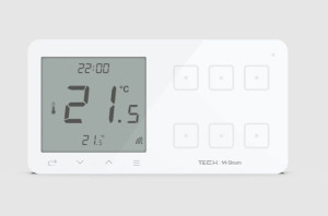 Sześciopolowy Dotykowy Szklany Włącznik Z Regulatorem Temperatury Wsr-06