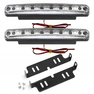 Lampy Światła Do Jazdy Dzienne Led Mijania 2x8led