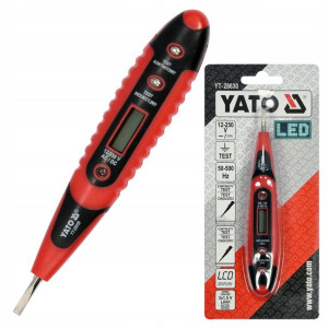 Yato Próbnik Napięcia Lcd 12-250v Probówka Tester