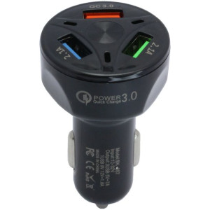 Ładowarka Samochodowa Zapalniczka 2x2.1a 1x3.0a Qc