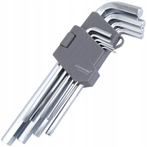 Klucze Imbusowe 180mm Rozmiary 1,5 - 10mm, 9 Szt.