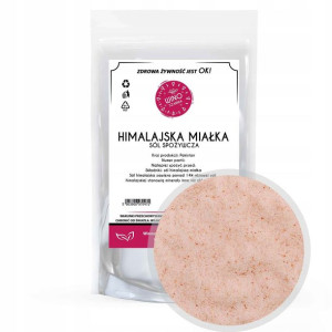Sól himalajska Drobna Różowa - 1kg
