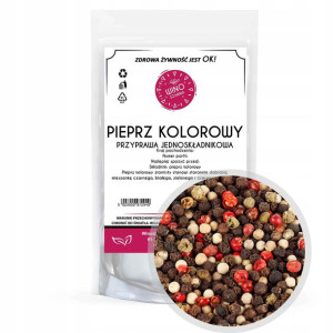Pieprz Kolorowy Ziarno - 500g Ziarnisty