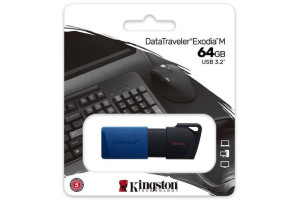 PENDRIVE KINGSTON 64GB DataTraveler Exodia M USB 3.2 BLUE
