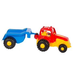 Traktor master z przyczepą
