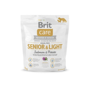 Brit Care Grain - Free Senior Salmon & Potato 1 kg - sucha bezzbożowa karma