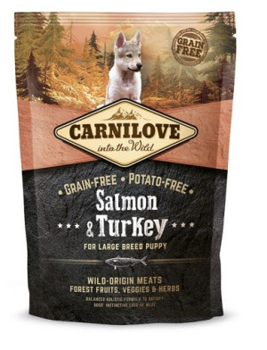 Carnilove Salmon & Turkey For Large Breed Puppies 1.5 kg - sucha karma dla