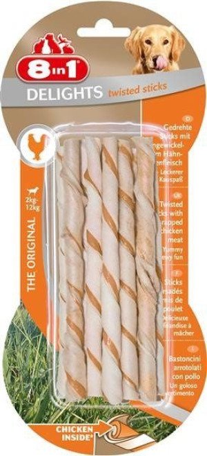 Przysmak 8in1 Delights Twisted Sticks 10 szt.