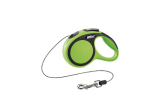 Smycz automatyczna Flexi New Comfort XS linka 3 m zielona