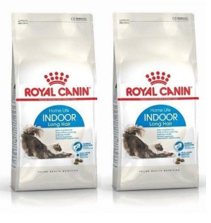 Royal Canin karma dla kotów feline indoor long hair 2x 400 g