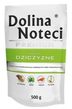 Dolina Noteci Premium Bogata w Dziczyzne 500 g - mokra karma dla dorosłych