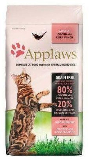 Applaws Complete Cat Food Adult Cat Chicken with Extra Salmon 7.5 kg - such