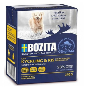 BOZITA with Chicken & Rice 370 g - mokra karma dla psów dorosłych, kurczak