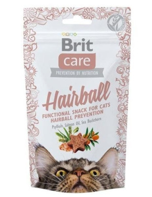 Brit Care Cat Snack Hairball 50 g - przysmak dla kotów na odkłaczenie 50g