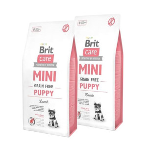 Brit Care Mini Grain-Free Puppy Lamb 2x 7 kg - hypoalergiczna bezzbożowa ka