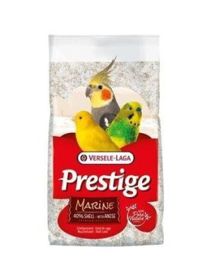 Versele-Laga Shell Sand Marine 25 kg - biały piasek dla ptaków 25kg