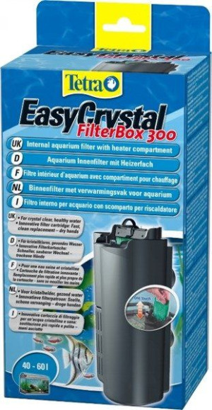 Tetra EasyCrystal FilterBox 300 EC 300-Fltr wewnętrzny z miejscem na grzałk