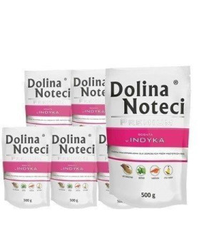 Dolina Noteci Premium Bogata w Indyka saszetka 10x 500 g  - karma mokra dla