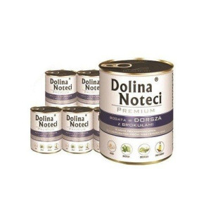 Dolina Noteci Premium Dorsz z Brokułami 6x 800 g - karma morka dla psa 6x80