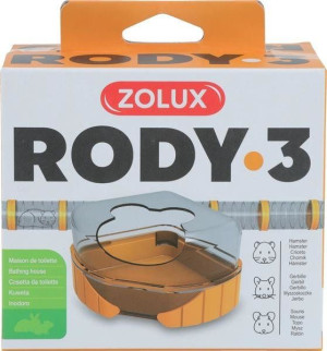 ZOLUX Toaleta RODY3 kol. żółty - toaleta dla małych gryzoni