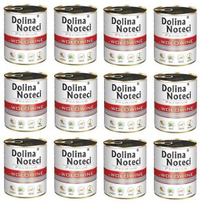 Dolina Noteci Premium Bogata w Wołowinę 12x800 g - mokra karma dla psów bog