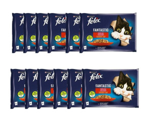 Felix Fantastic Karma dla kotów wiejskie smaki w galaretce 48 x 85 g