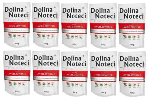 Dolina Noteci Premium Bogata w Wołowinę 10x500 g - mokra karma dla psów bog