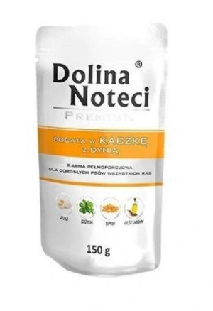 Dolina Noteci bogata w kaczkę z dynią doypack 150g - mokra karma dla psów d