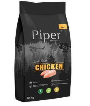 Piper karma sucha dla psa z kurczakiem 12 kg - sucha karma dla psów dorosły