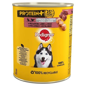 PEDIGREE Protein+ Adult dziczyzna, drób, 800g - mokra karma dla psów dorosł