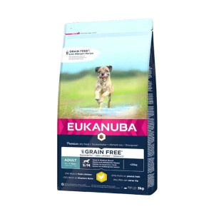 EUKANUBA GRAIN FREE ADULT, S/M, kurczak 3kg - sucha karma dla psów dorosłyc