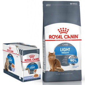 Royal Canin Light Weight Care 8 kg + Royal Canin Care Ultra Light w Galaret